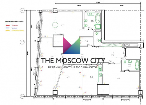 Продажа офиса в Город Столиц - Башня Москва 220 м² - фото 19